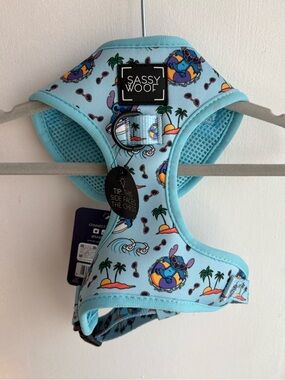 Sassy Woof Dog Adjustable Harness Disney Stitch Size Small